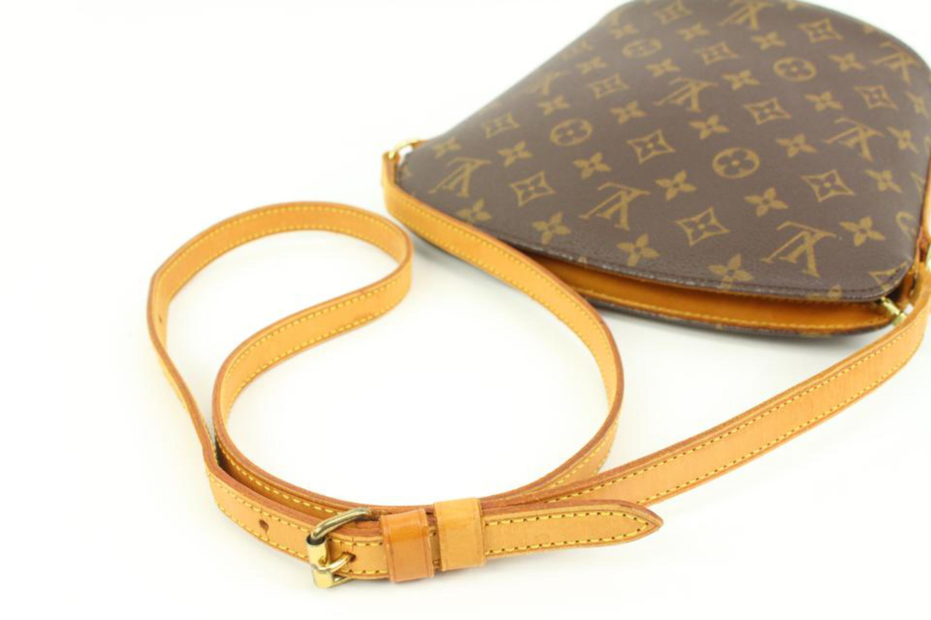 Brown Louis Vuitton Monogram Drouot Crossbody Bag 13lk412s