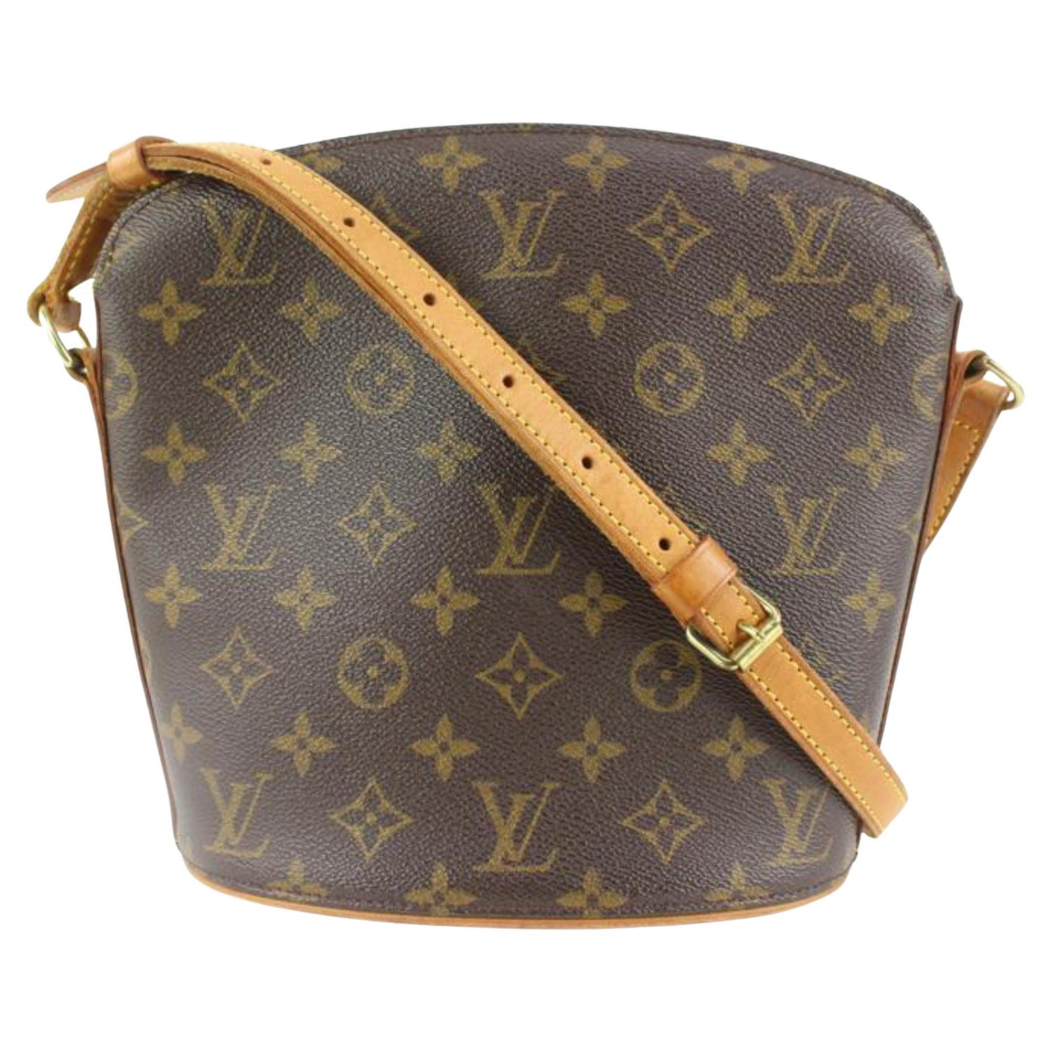 Used Louis Vuitton Drouot Brw/Pvc/Brw/Vi0062 Bag
