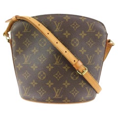 Used Louis Vuitton Monogram Drouot Crossbody Bag 61lvs224s