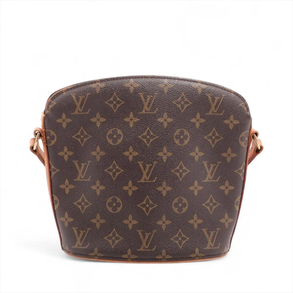 Louis Vuitton Monogram Drouot Crossbody Bag (Braun) im Angebot