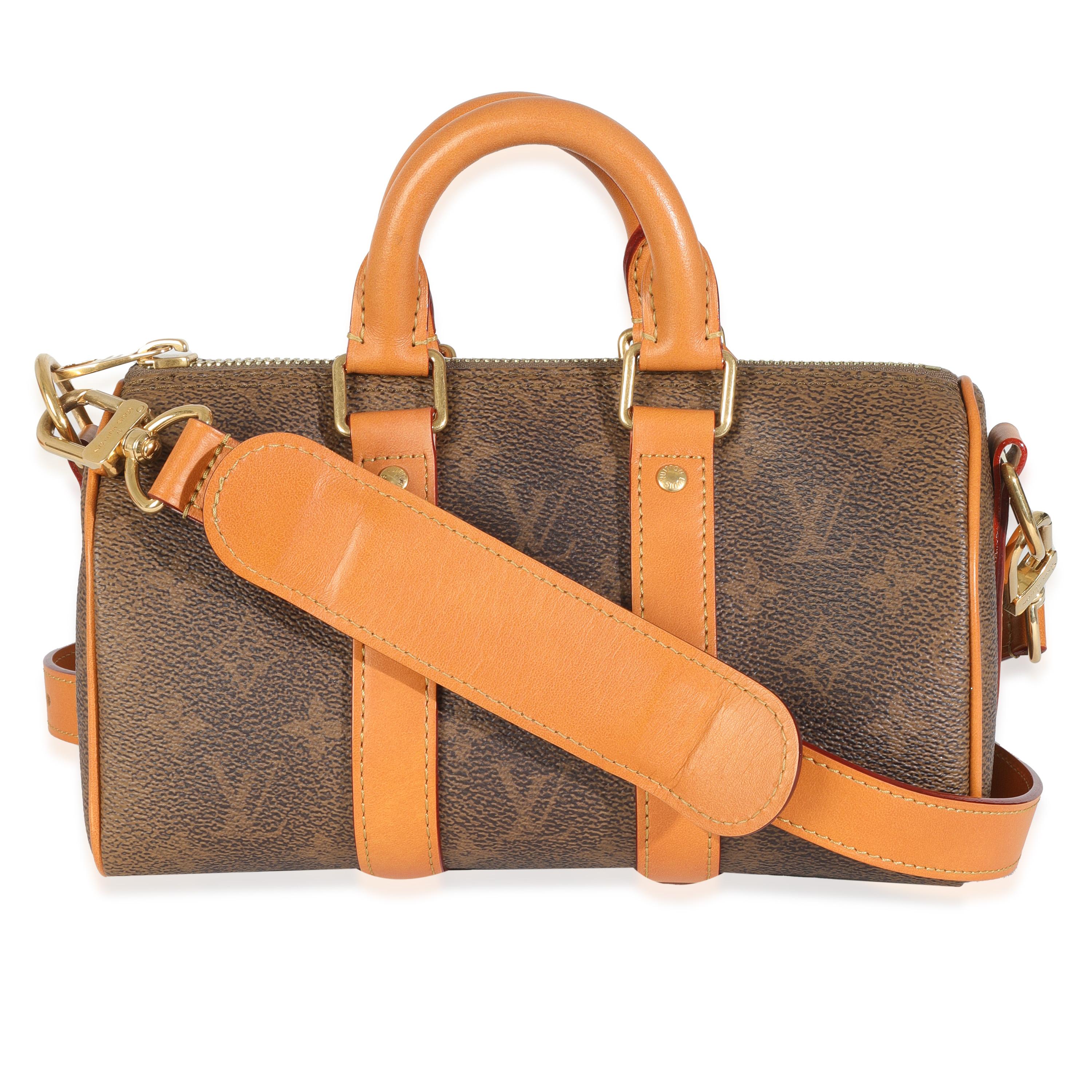 Louis Vuitton Monogram Dust Canvas Keepall Bandouliere 25 For Sale 3