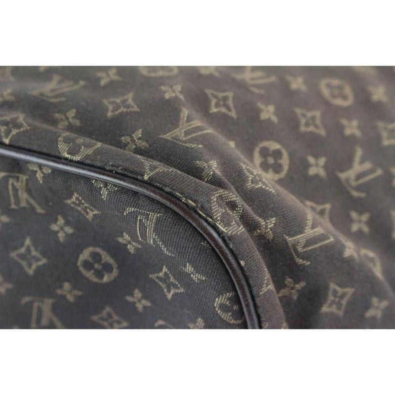Louis Vuitton Monogram Ebene Mini Lin Idylle Neverfull MM Tote Bag 592lvs615 2