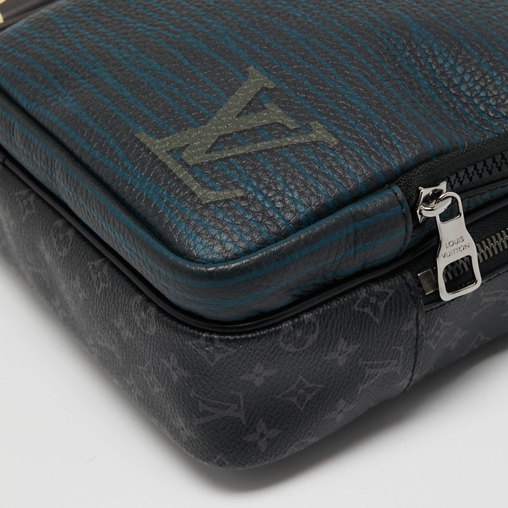 Louis Vuitton Monogram Eclipse Canvas and Leather Multipocket Messenger Bag 3