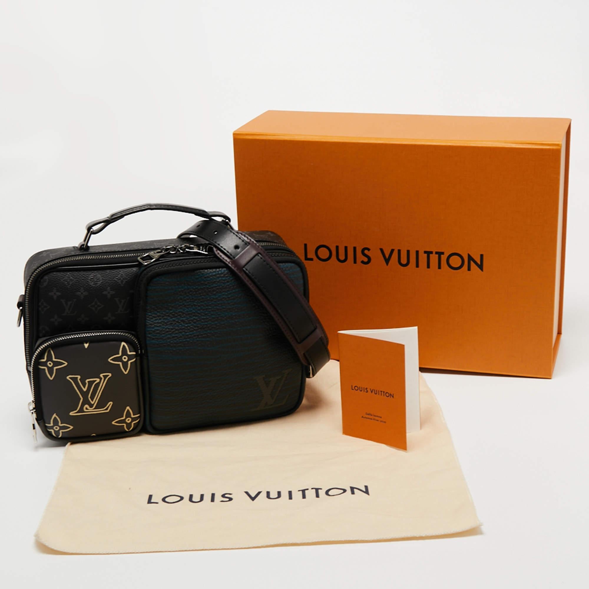 Louis Vuitton Monogram Eclipse Canvas and Leather Multipocket Messenger Bag 5