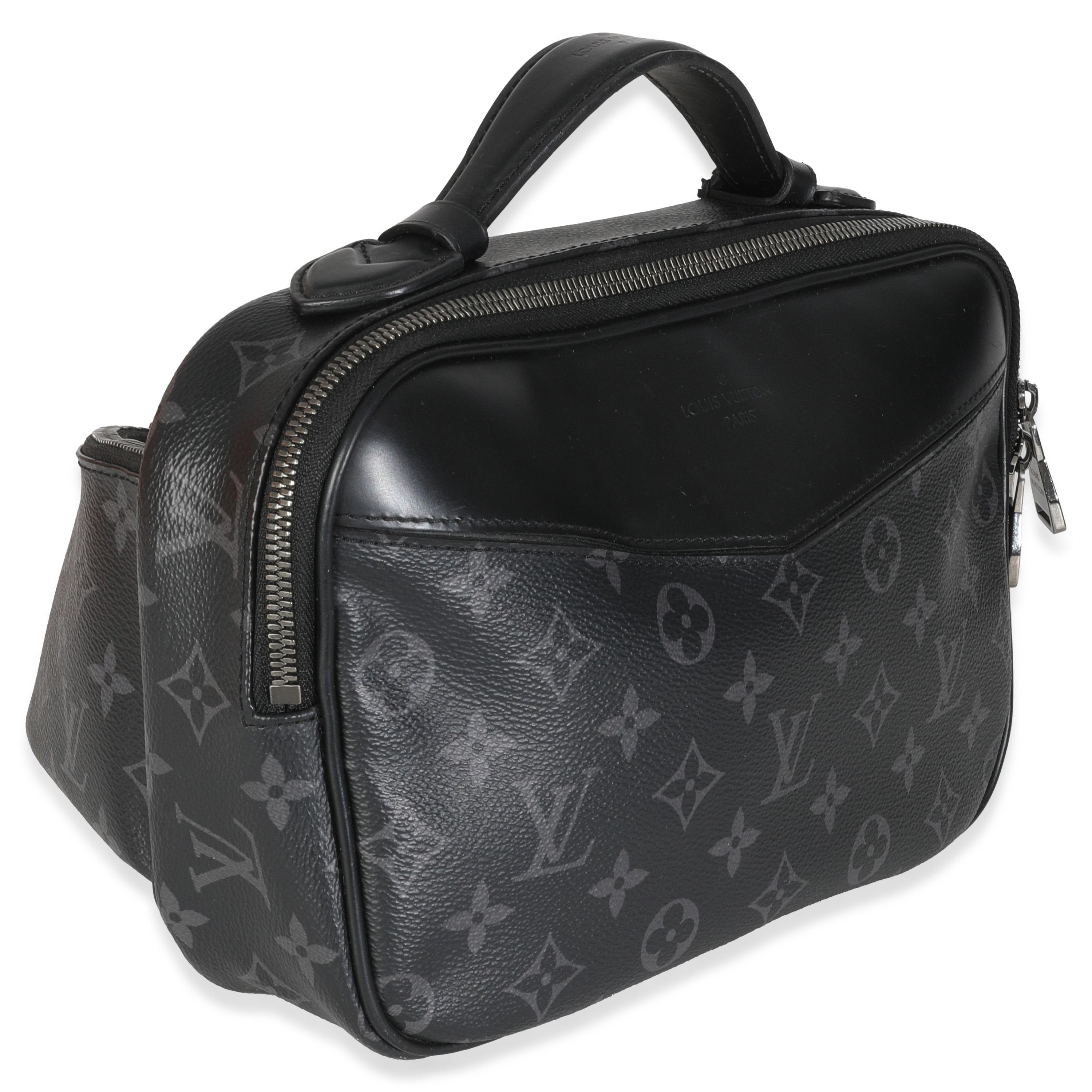 Black Louis Vuitton Monogram Eclipse Canvas Bumbag Explorer For Sale