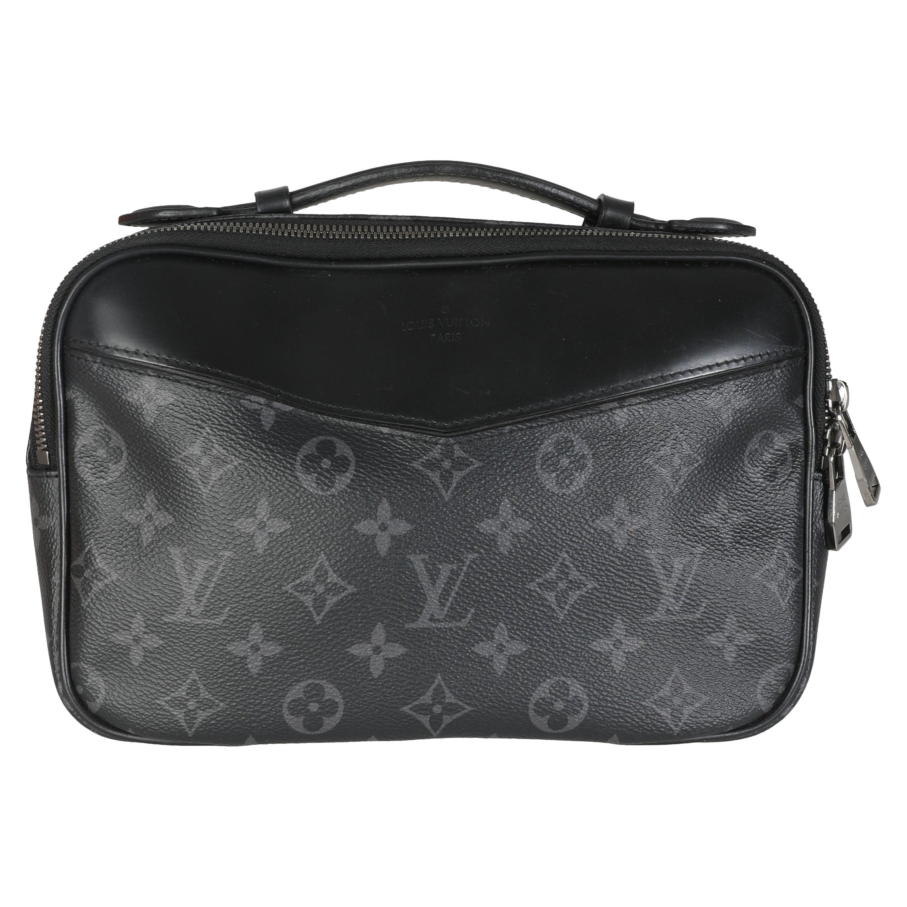 Louis Vuitton Monogram Eclipse Canvas Bumbag Explorer For Sale