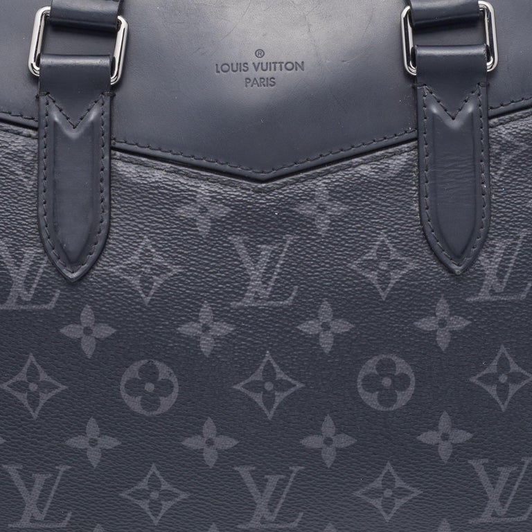 Louis Vuitton Monogram Eclipse Canvas Explorer Briefcase at 1stDibs