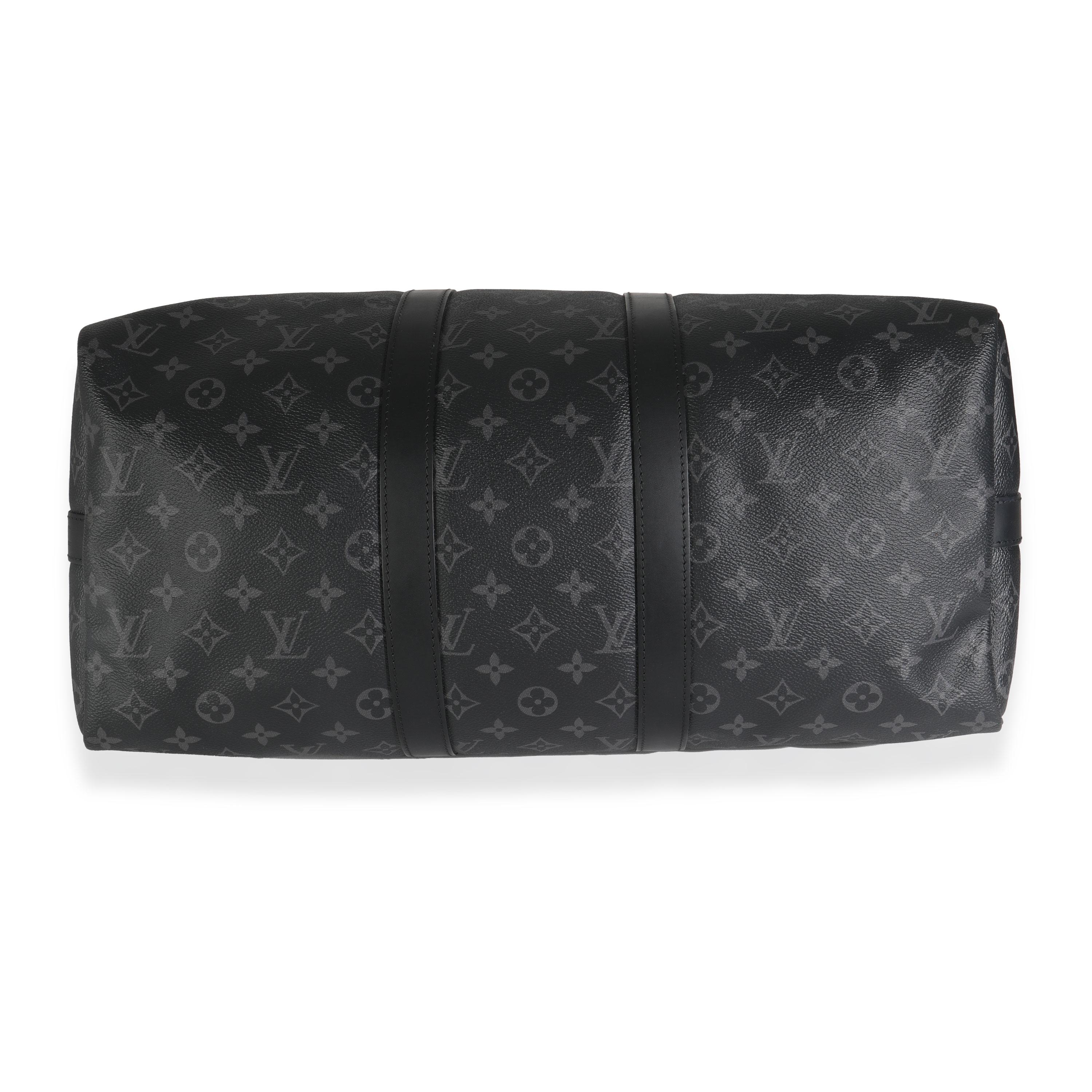 Louis Vuitton Monogram Eclipse Canvas Keepall Bandouliere 45 1