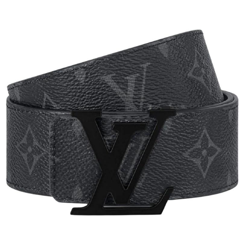 LOUIS VUITTON M9608V LV INITIALES 40MM X 85CM GOLDEN BUCKLE MONOGRAM BELT