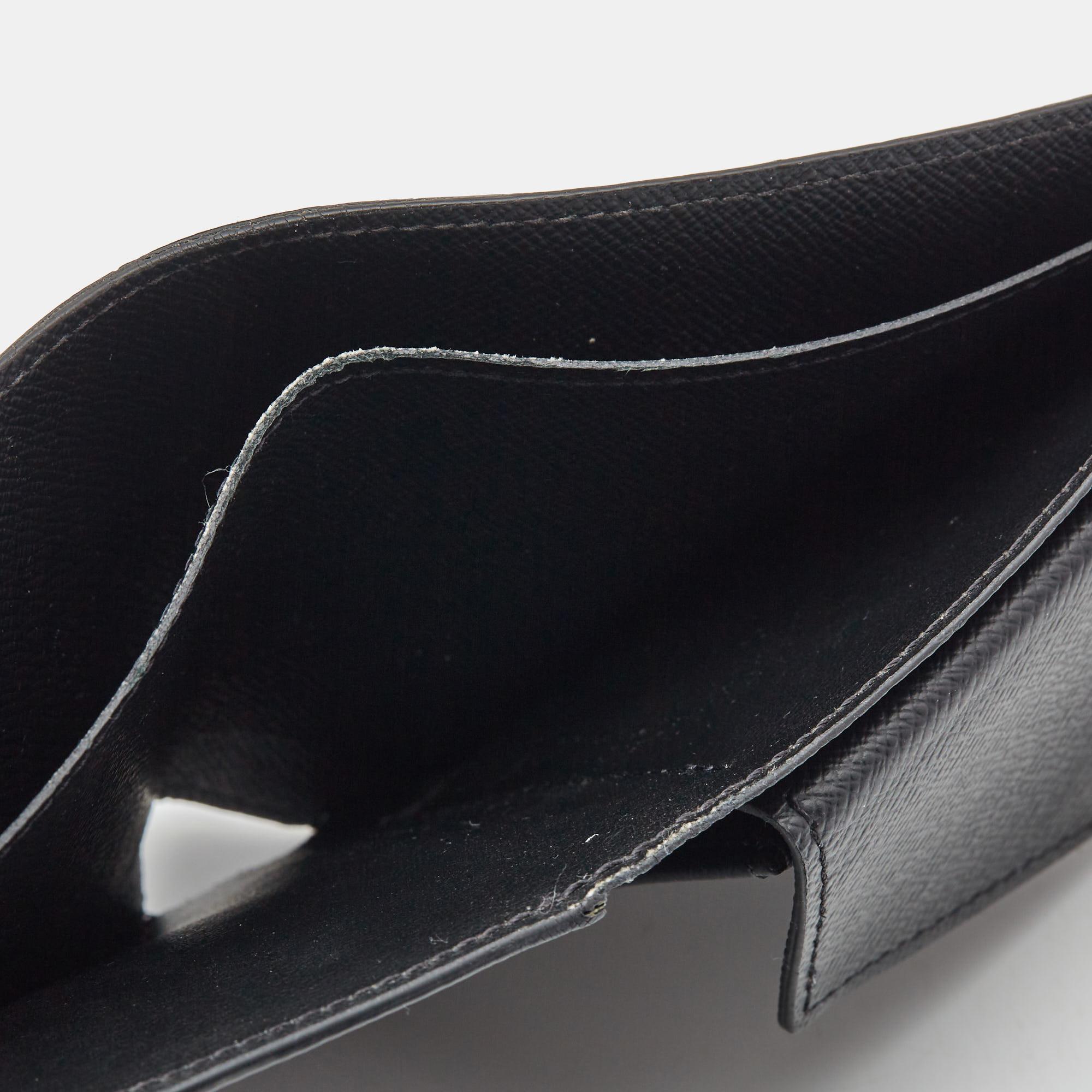 Louis Vuitton Monogram Eclipse Canvas Marco Wallet In Excellent Condition In Dubai, Al Qouz 2