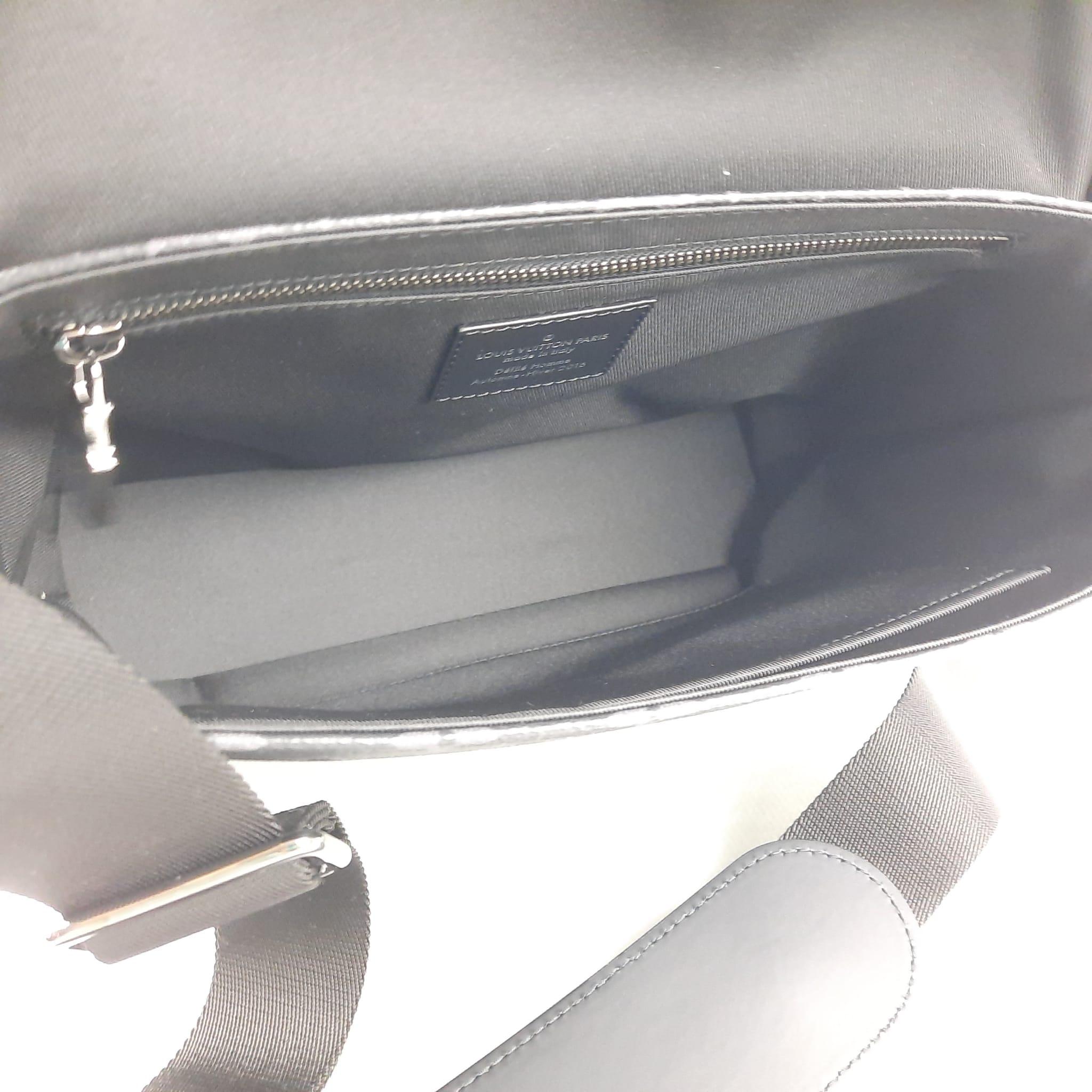 Black Louis Vuitton Monogram Eclipse Canvas Messenger PM Voyager