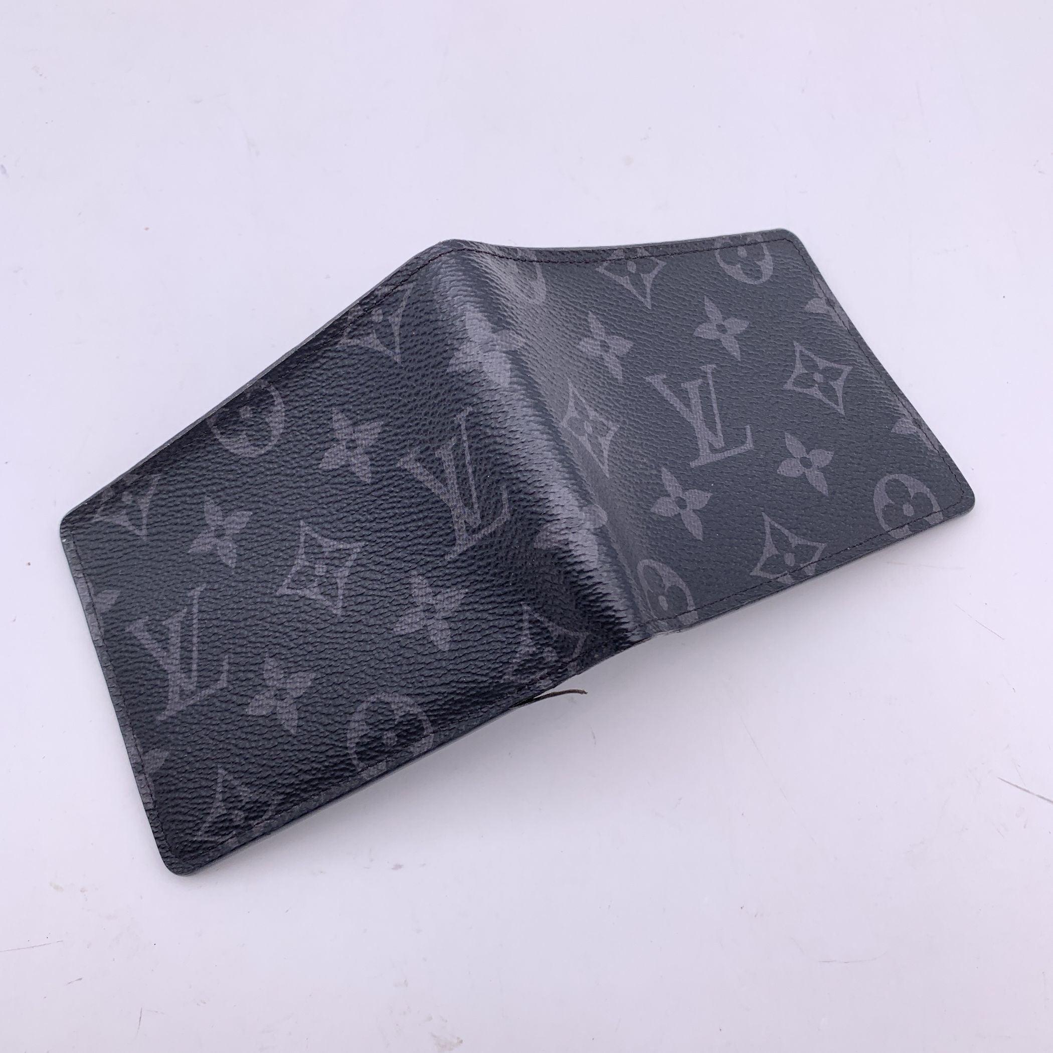 Women's or Men's Louis Vuitton Monogram Eclipse Canvas Multiple Bifold Wallet