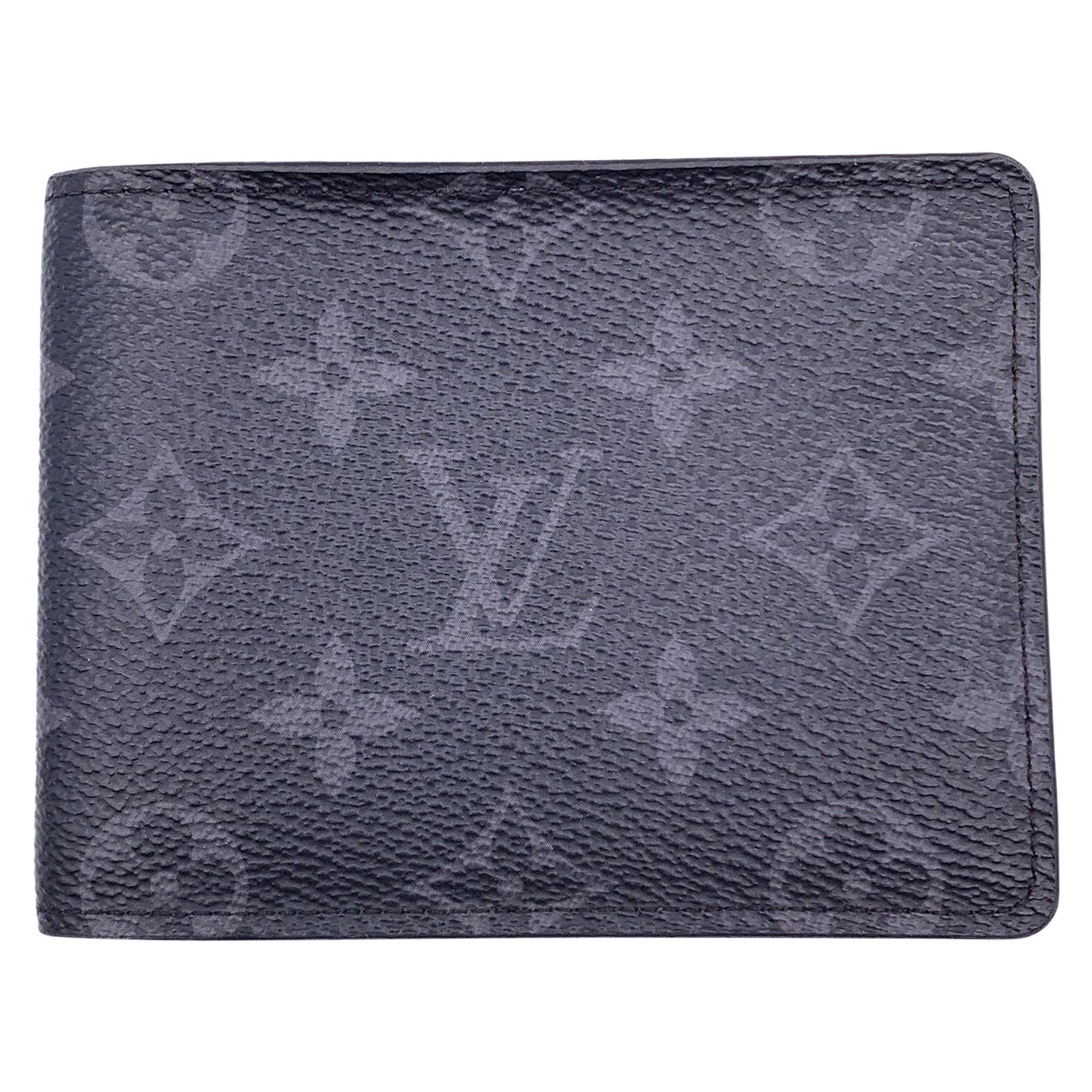 Louis Vuitton Monogram Eclipse Canvas Multiple Bifold Wallet