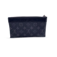 Louis Vuitton Monogram Eclipse Canvas Pochette Discovery Clutch Bag