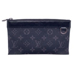 Louis Vuitton Monogram Eclipse Canvas Pochette Discovery Clutch Bag