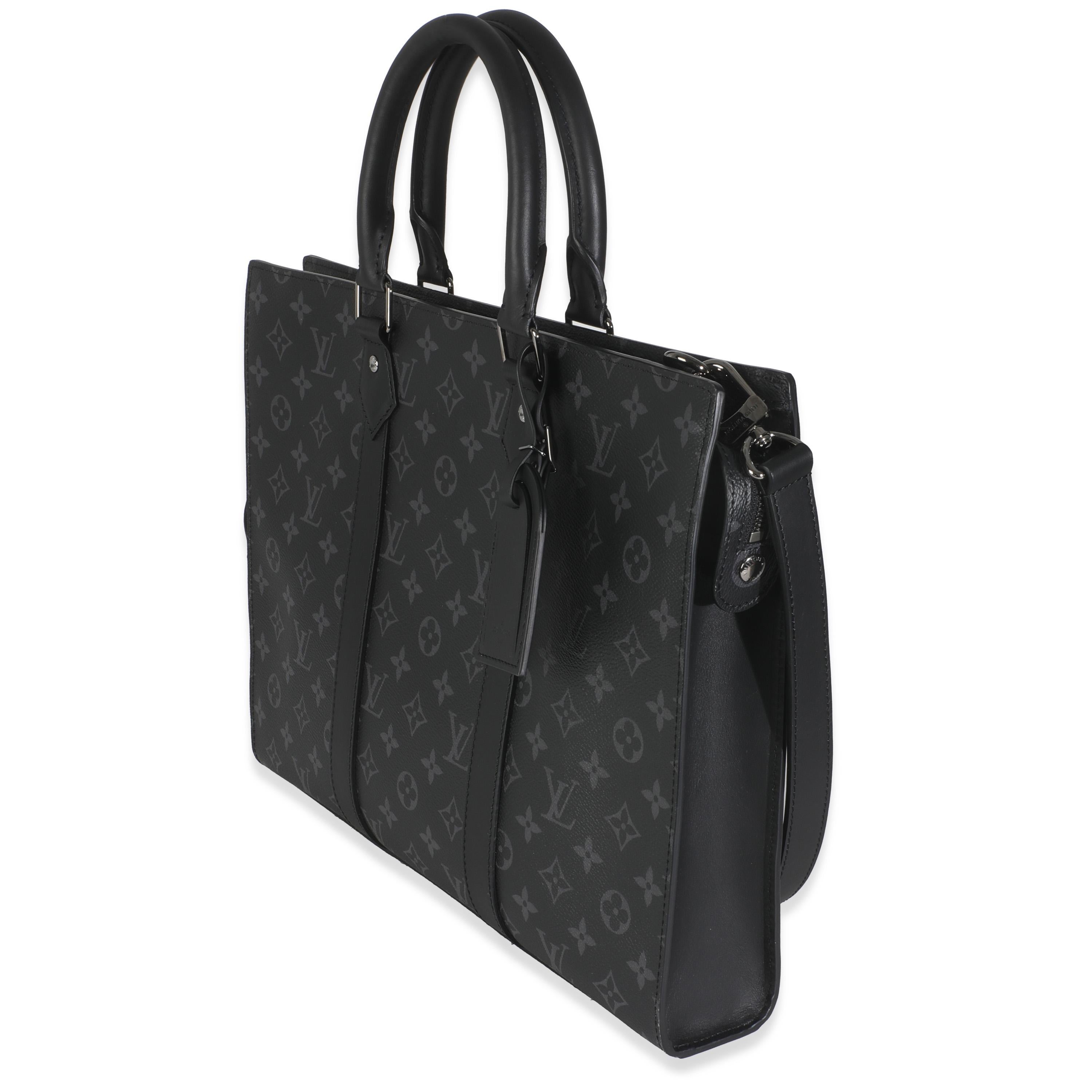 Louis Vuitton Monogram Eclipse Canvas Sac Plat Horizontal Zippe im Zustand „Hervorragend“ im Angebot in New York, NY