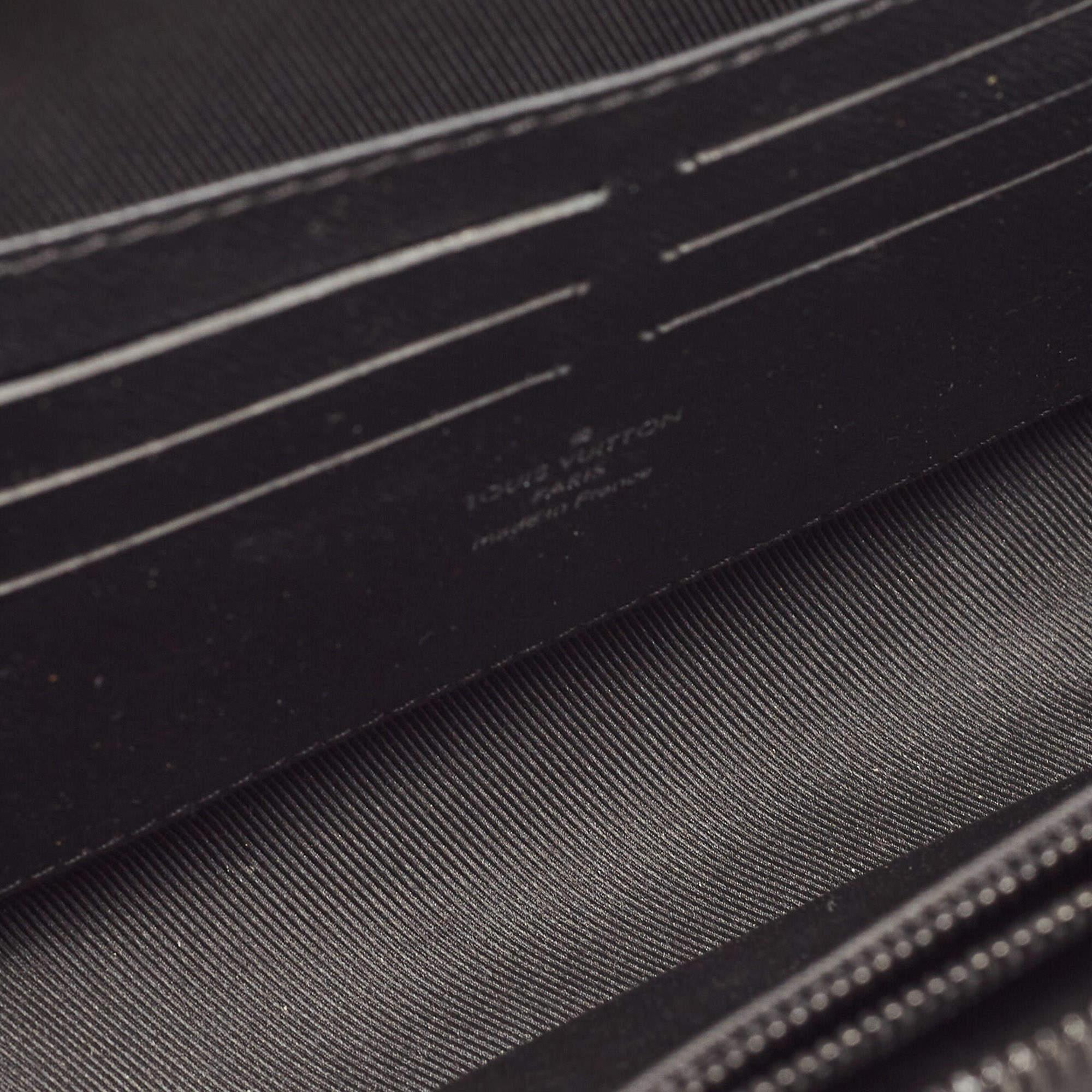 Louis Vuitton Monogram Eclipse Canvas Soft Trunk Wallet Crossbody Bag 4