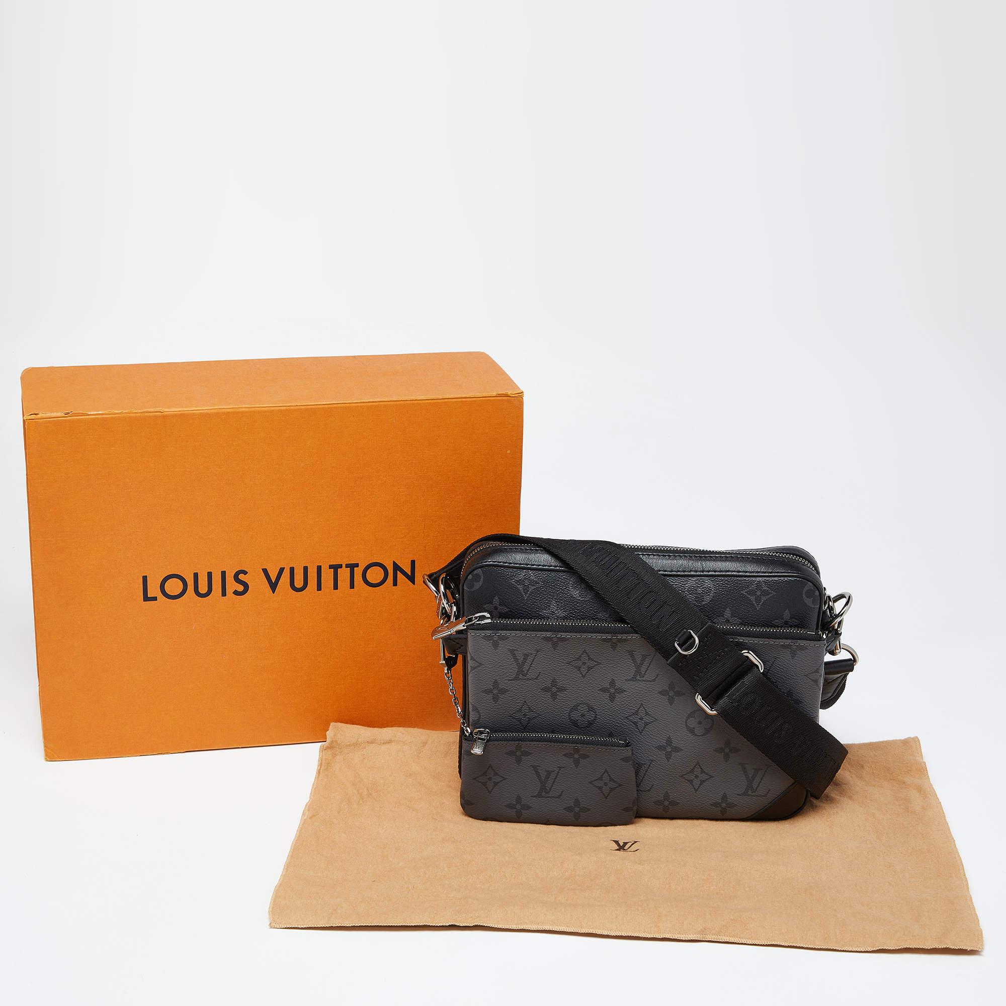 Louis Vuitton Monogram Eclipse Canvas Trio Messenger Bag 1