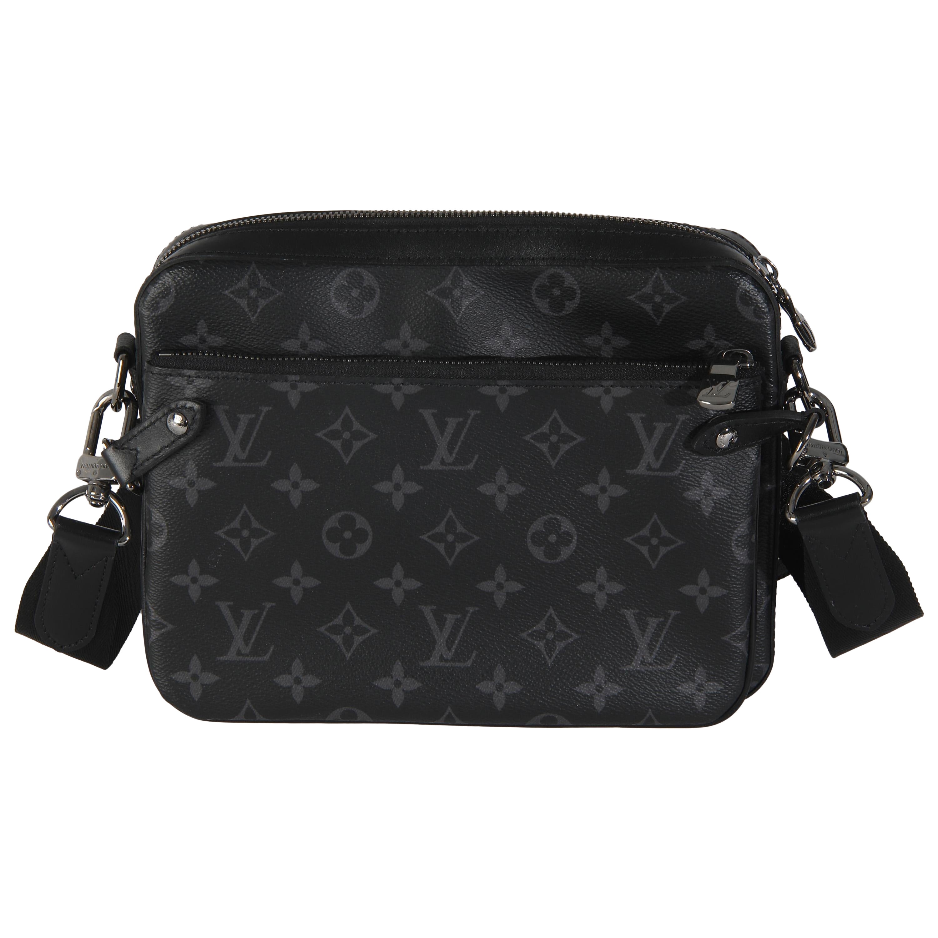 Louis Vuitton Monograma Eclipse Canvas Trio Messenger