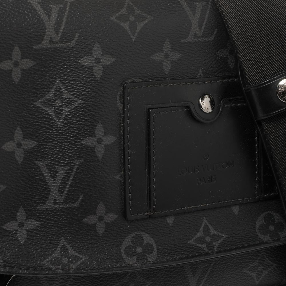Louis Vuitton Monogram Eclipse Canvas Voyager Messenger PM Bag 5