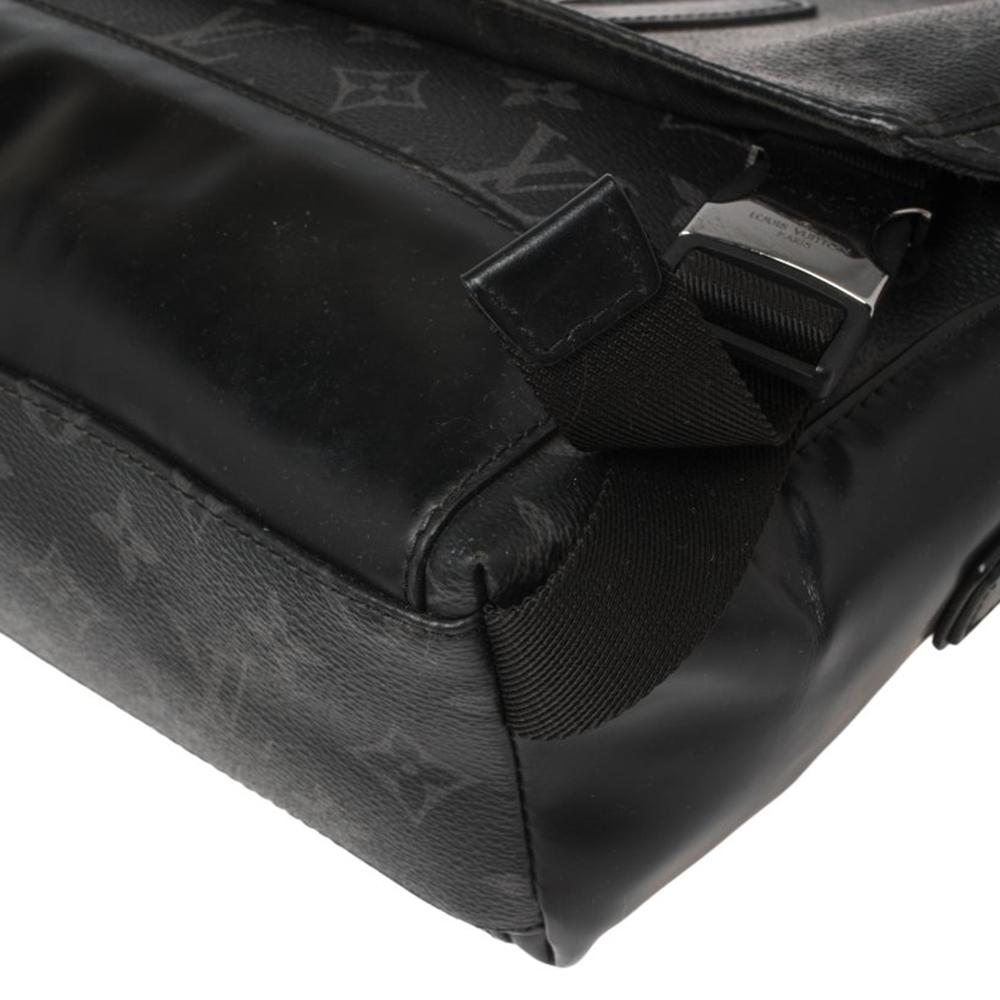 Louis Vuitton Monogram Eclipse Canvas Voyager Messenger PM Bag 2