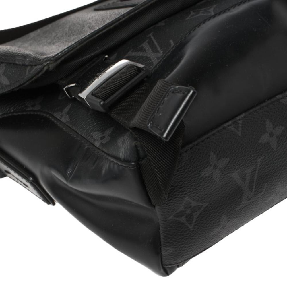 Louis Vuitton Monogram Eclipse Canvas Voyager Messenger PM Bag 3