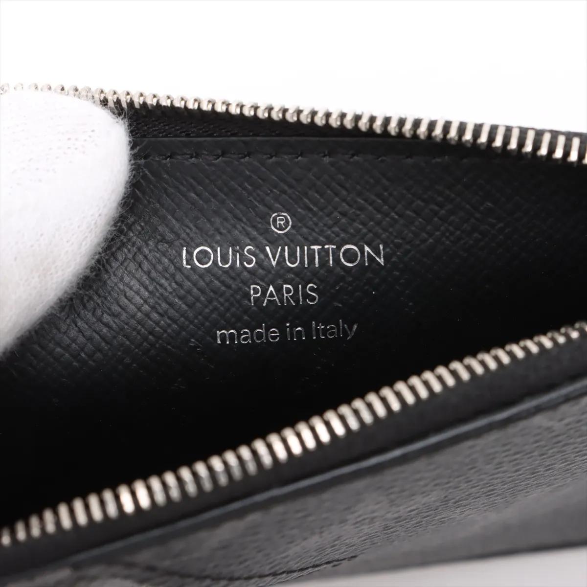 Portefeuille de cartes de monnaie Monogram The Eclipse de Louis Vuitton en vente 1
