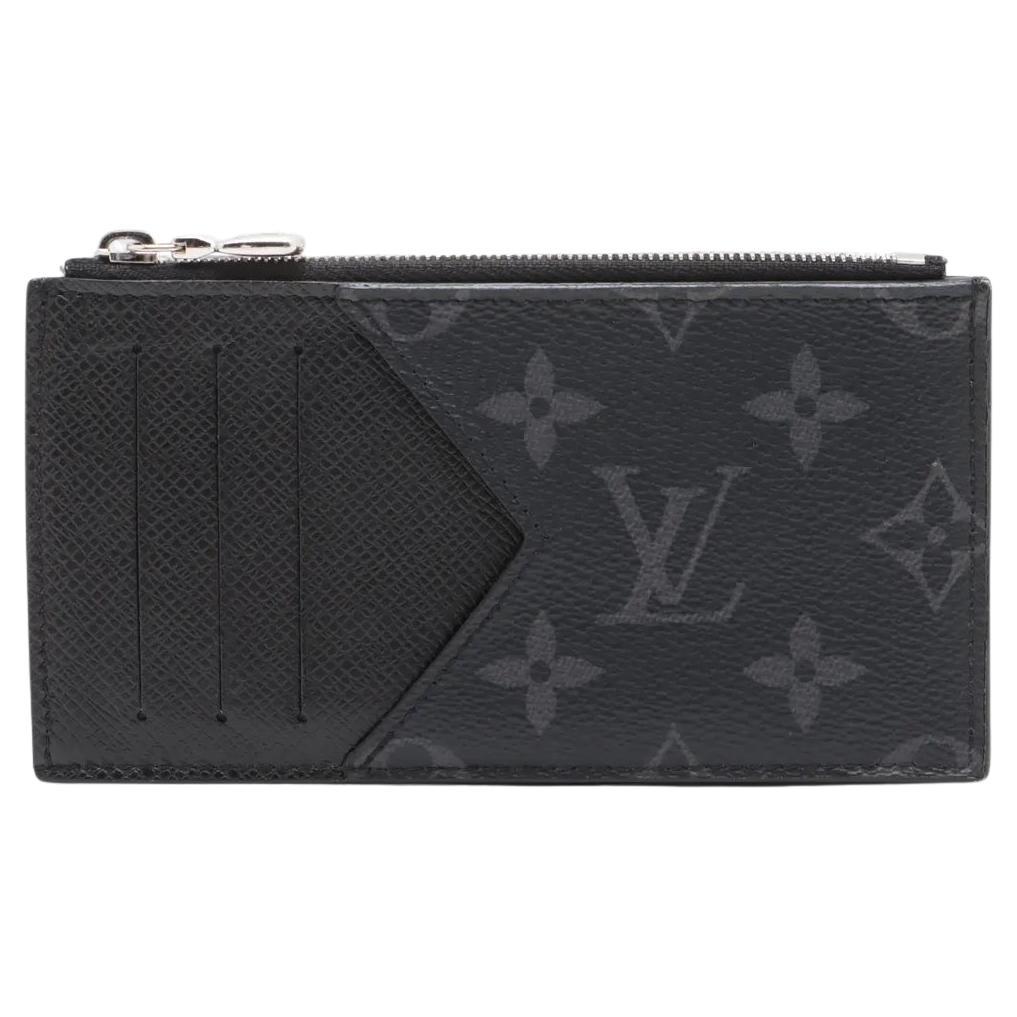 Louis Vuitton Monogram Eclipse Münzkarte Brieftasche