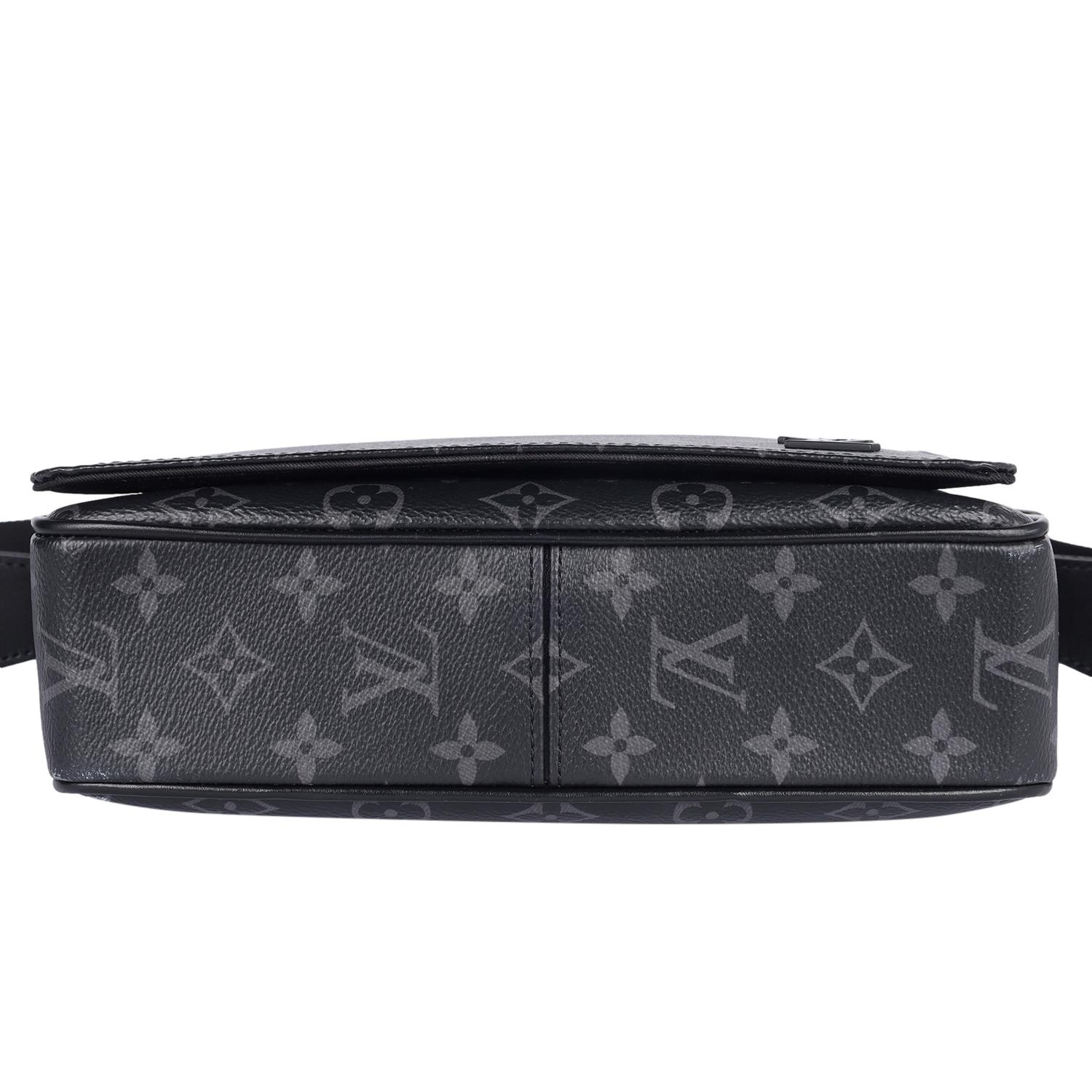 LOUIS VUITTON Monograma Eclipse Distrito PM Negro en venta 3