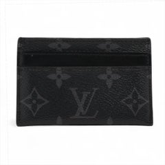 Louis Vuitton Monogram Eclipse Double Card Case Black