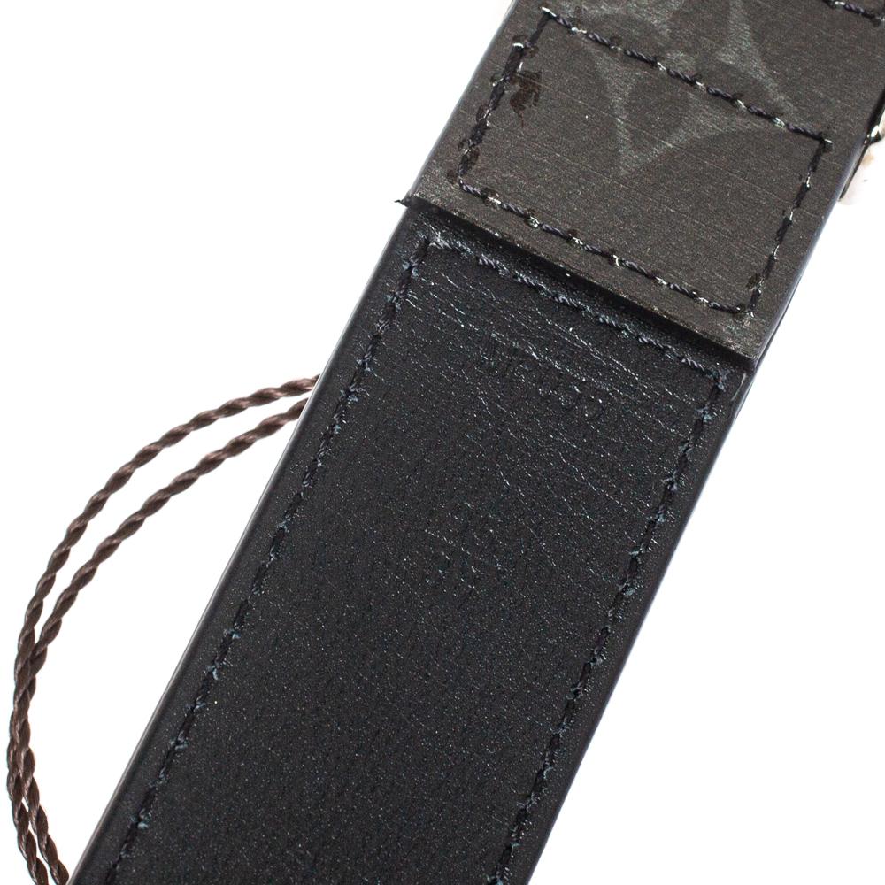 Louis Vuitton Monogram Eclipse Glaze Leather Ouest Belt 95 CM In New Condition In Dubai, Al Qouz 2