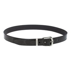 Lv belt Black / Silver Buckle - Size 80 Cm / 26-28 for Sale in