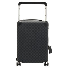 Used Louis Vuitton Monogram Eclipse Horizon 55 Suitcase