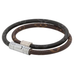 Louis Vuitton Monogram Eclipse Keep it Twice Bracelet