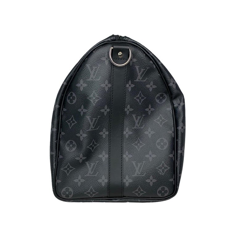 Louis Vuitton Monogram Eclipse Keepall 45 Bandouliere Bag at
