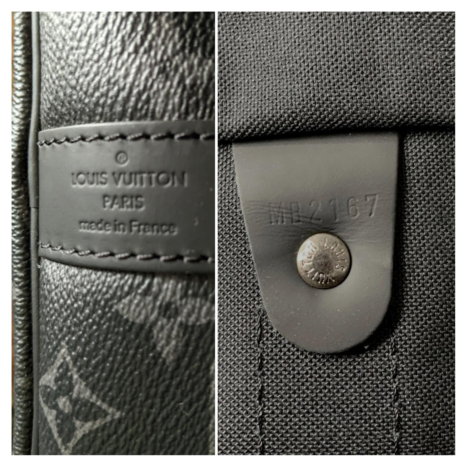 Women's or Men's Louis Vuitton Monogram Eclipse Keepall 45 Bandouliere Bag