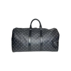 Louis Vuitton Monogram Eclipse Keepall Bandoulière 55