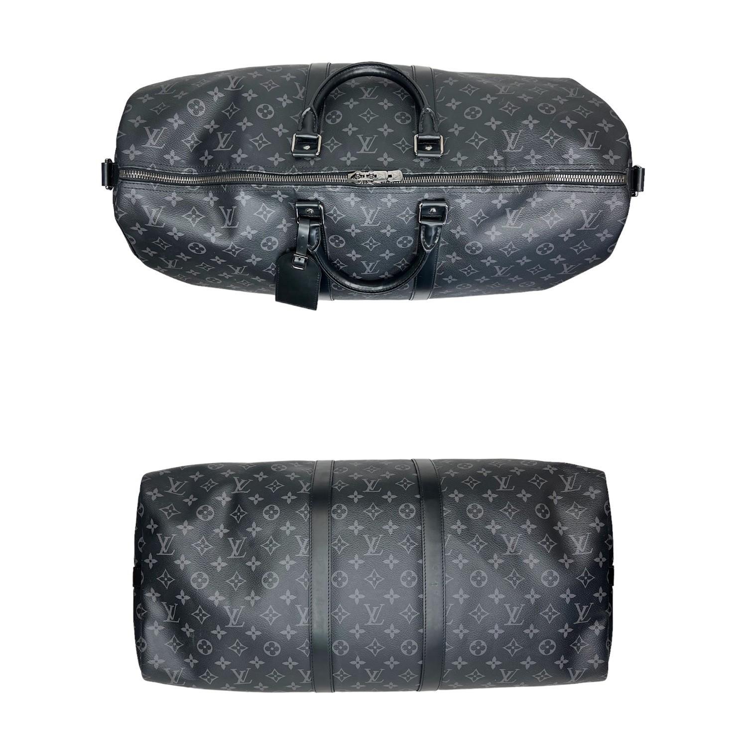 Louis Vuitton Monogram Eclipse Keepall Bandoulière 55 1