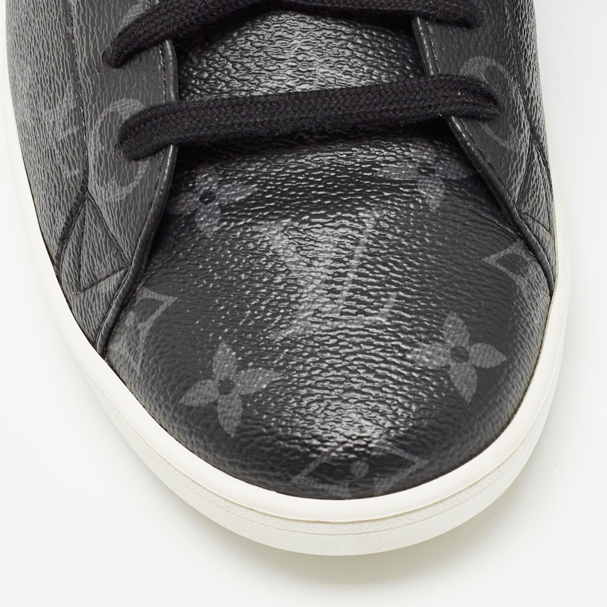 Women's Louis Vuitton Monogram Eclipse Luxembourg Sneakers Size 46 For Sale