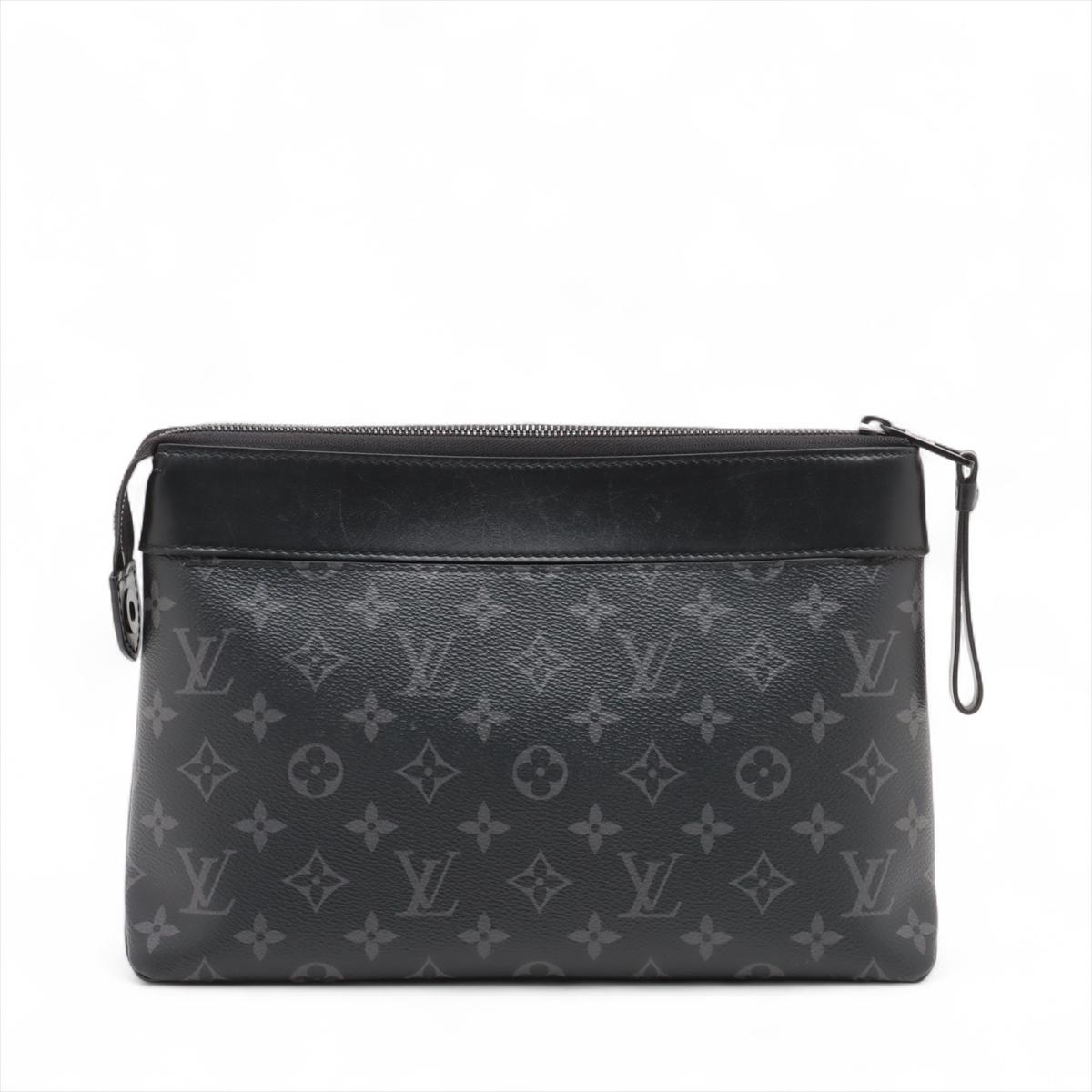 Black Louis Vuitton Monogram Eclipse Pochette Voyage Souple * PREORDER * For Sale