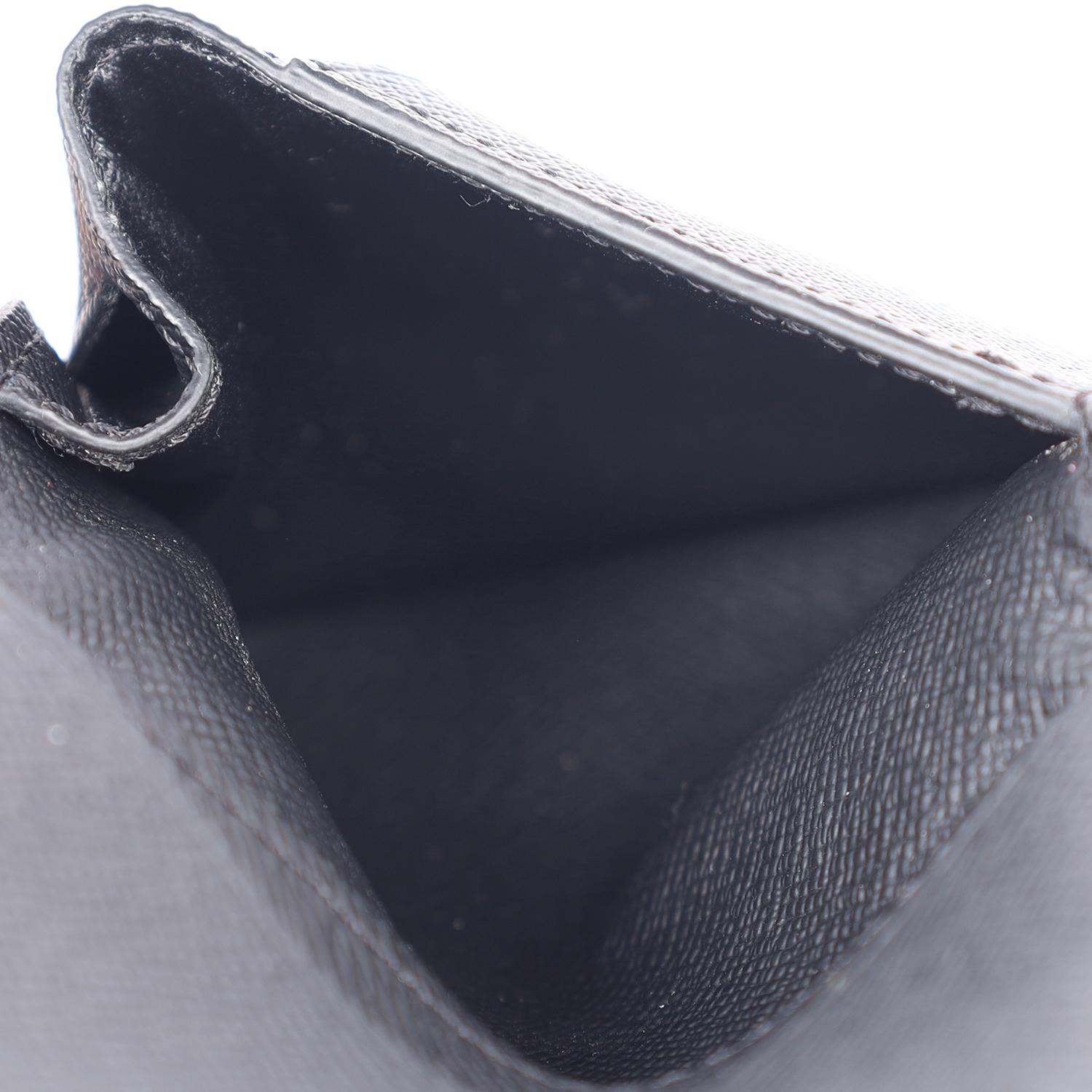 Louis Vuitton Monogram Eclipse Pocket Organizer Wallet Black Grey 8