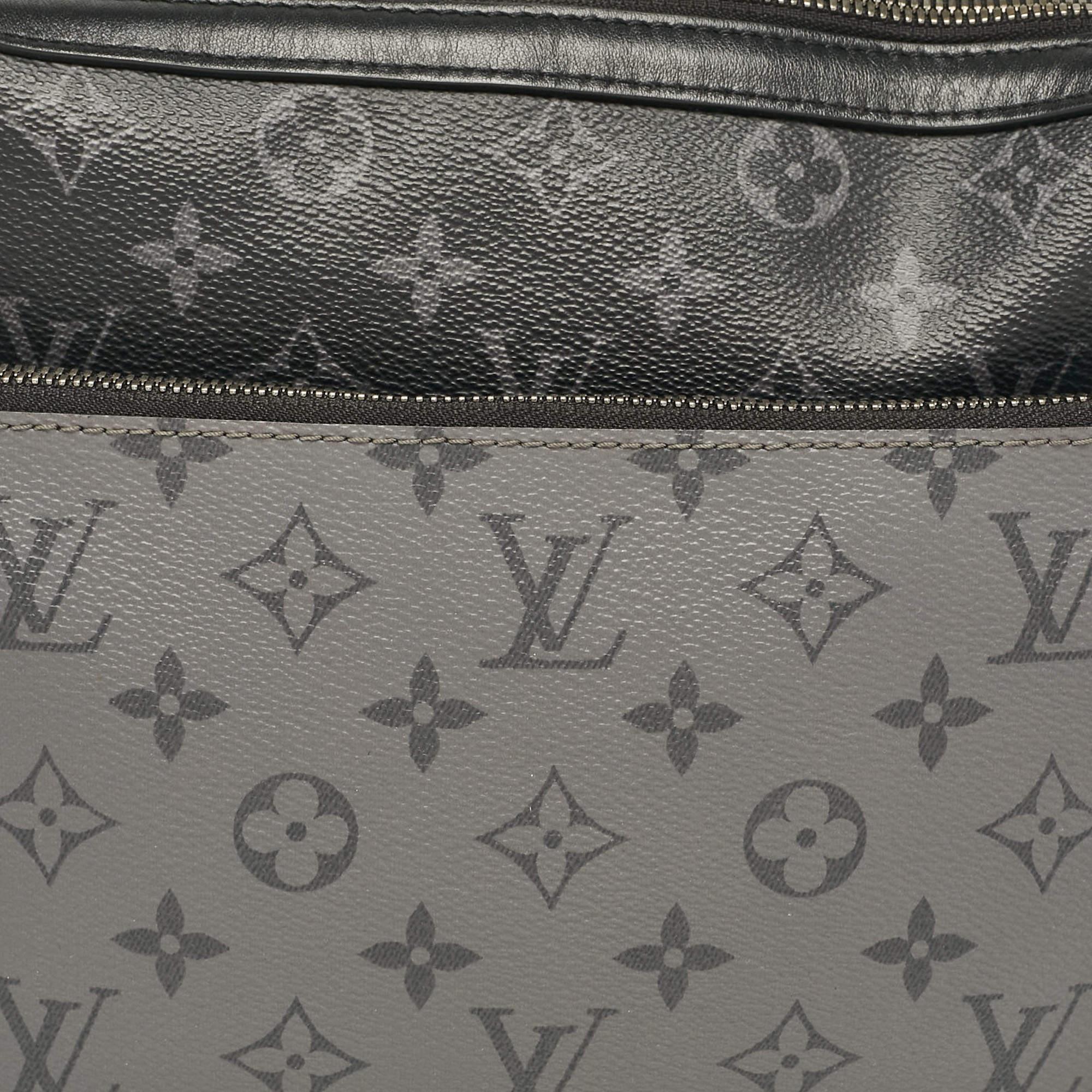 Men's Louis Vuitton Monogram Eclipse Reverse Canvas Trio Messenger Bag