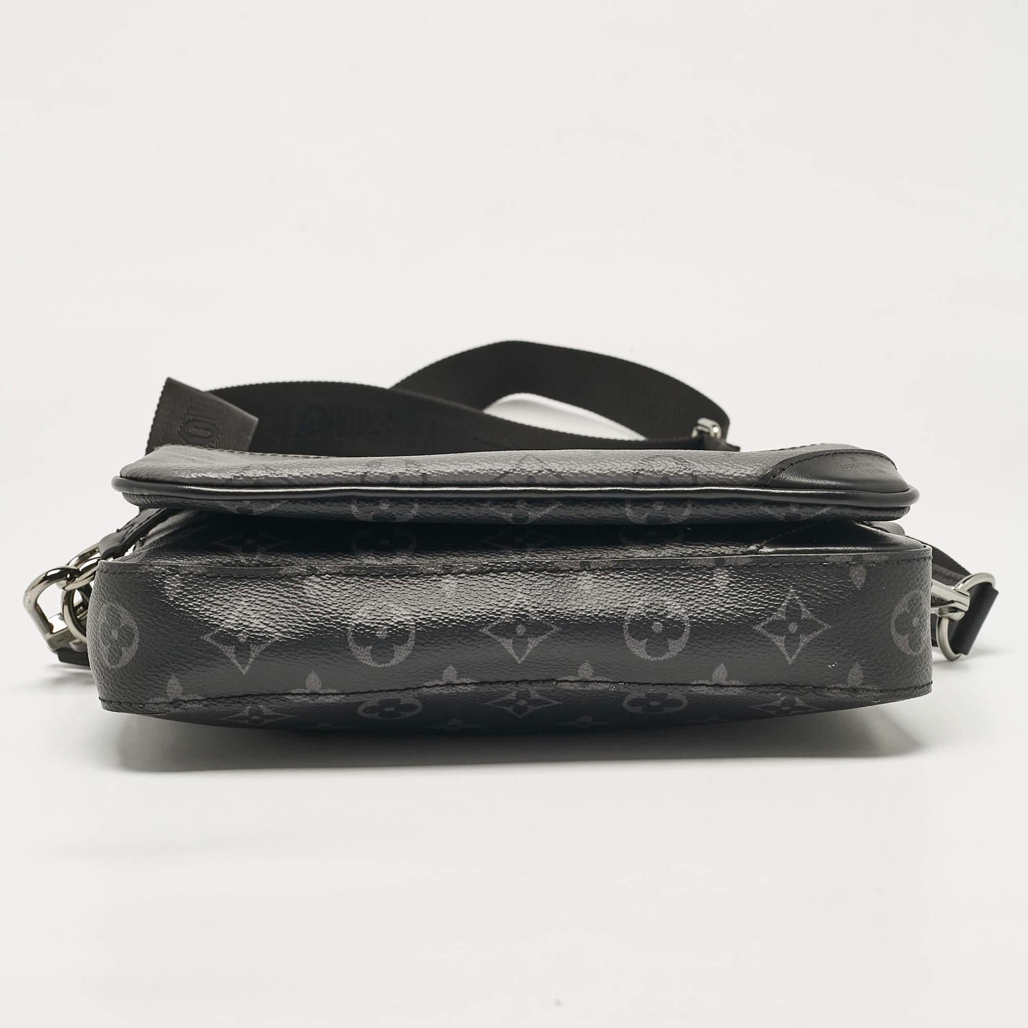 Louis Vuitton Monogram Eclipse Reverse Canvas Trio Messenger Bag 1