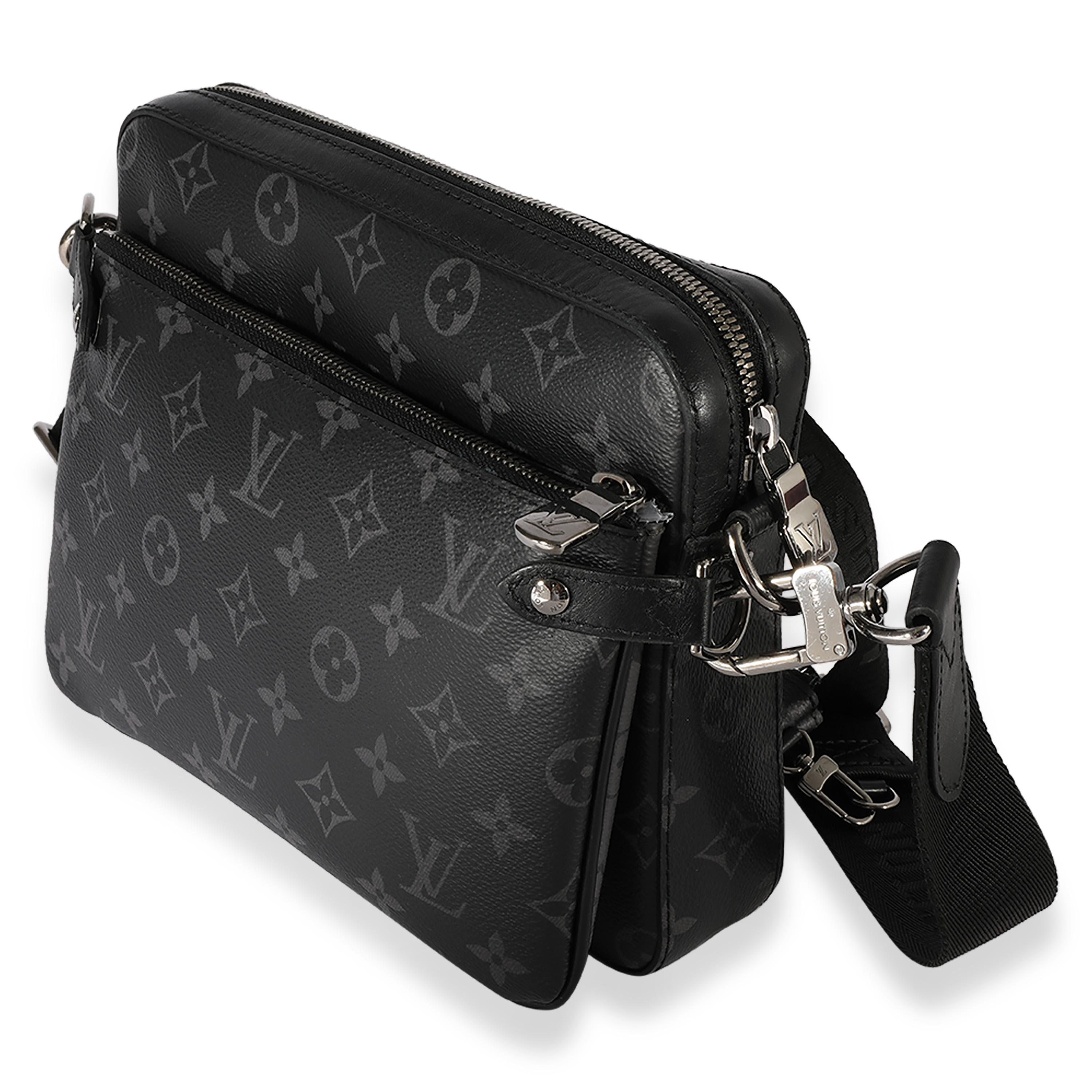 Louis Vuitton Monogram Eclipse Reverse Trio Messenger For Sale at