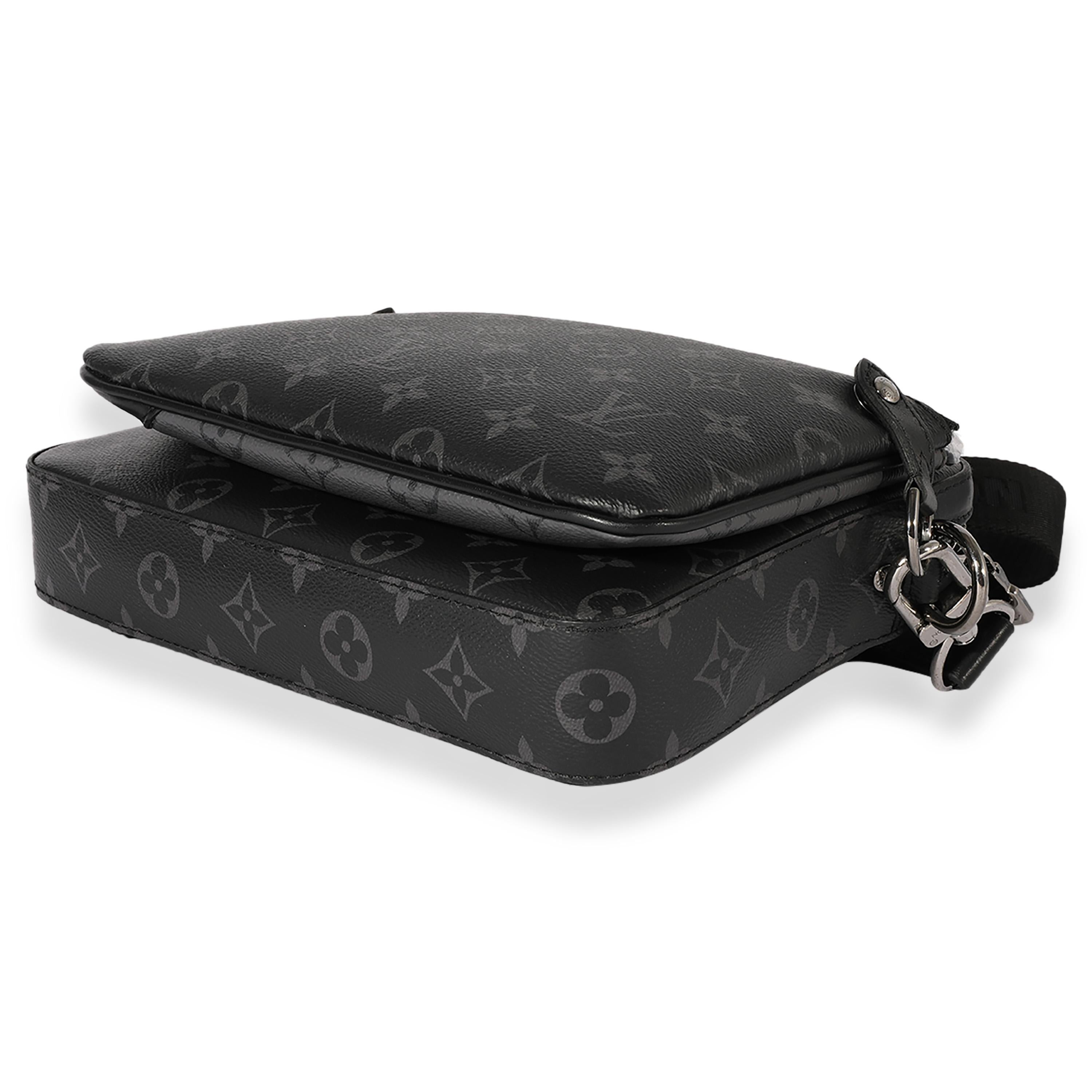 Louis Vuitton Monogram Eclipse Reverse Trio Messenger For Sale at