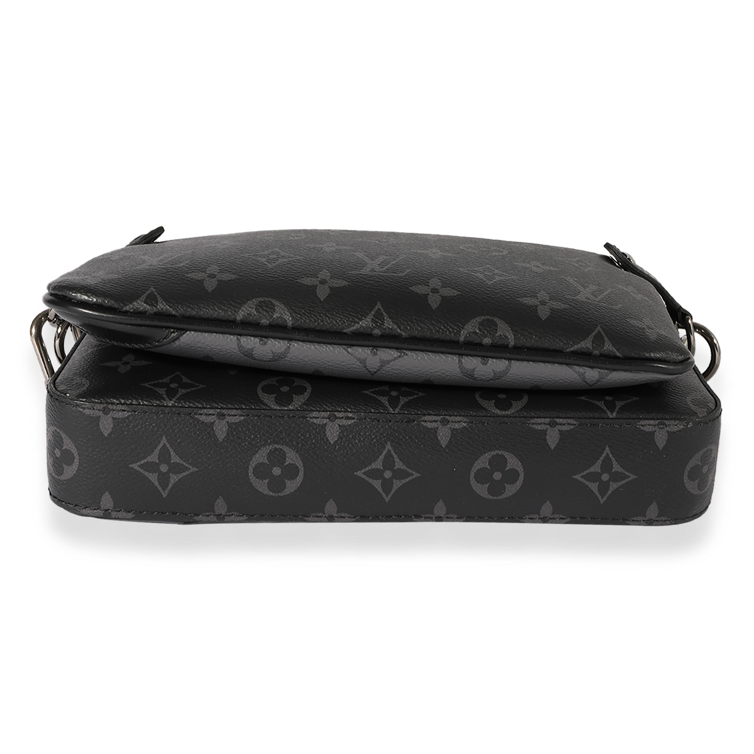 Louis Vuitton Monogram Eclipse Reverse Trio Messenger For Sale at