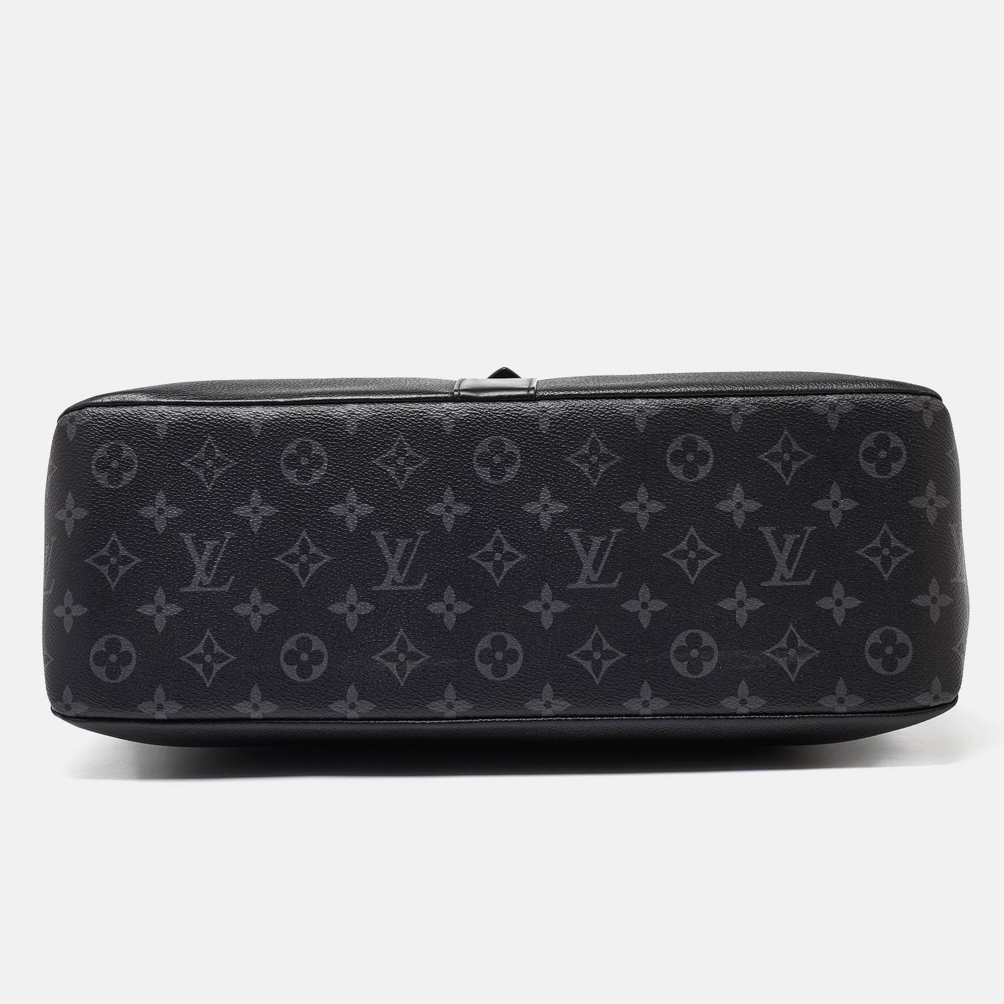 Sac cabas Eclipse Saumur avec monogramme Louis Vuitton en vente 1