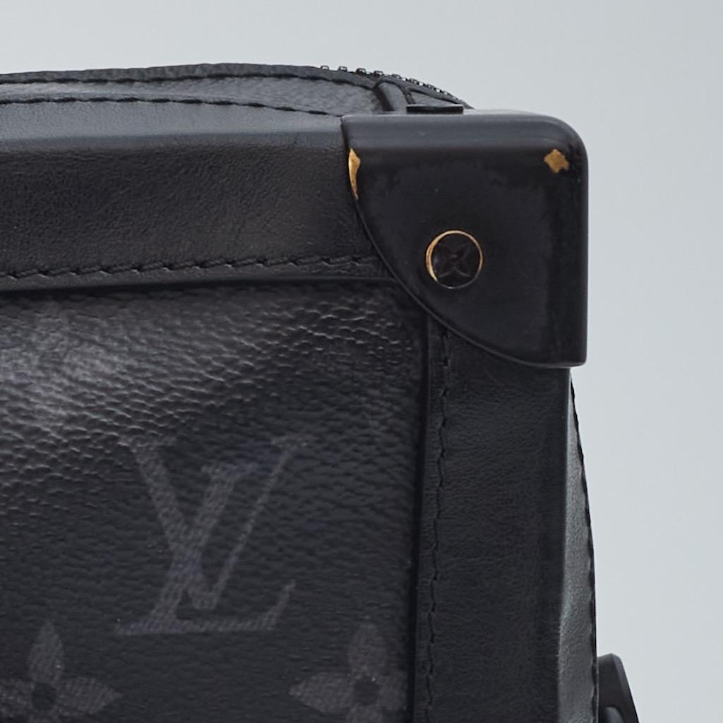 Louis Vuitton Monogram Eclipse Soft Trunk Shoulder Bag (2020) Black 6