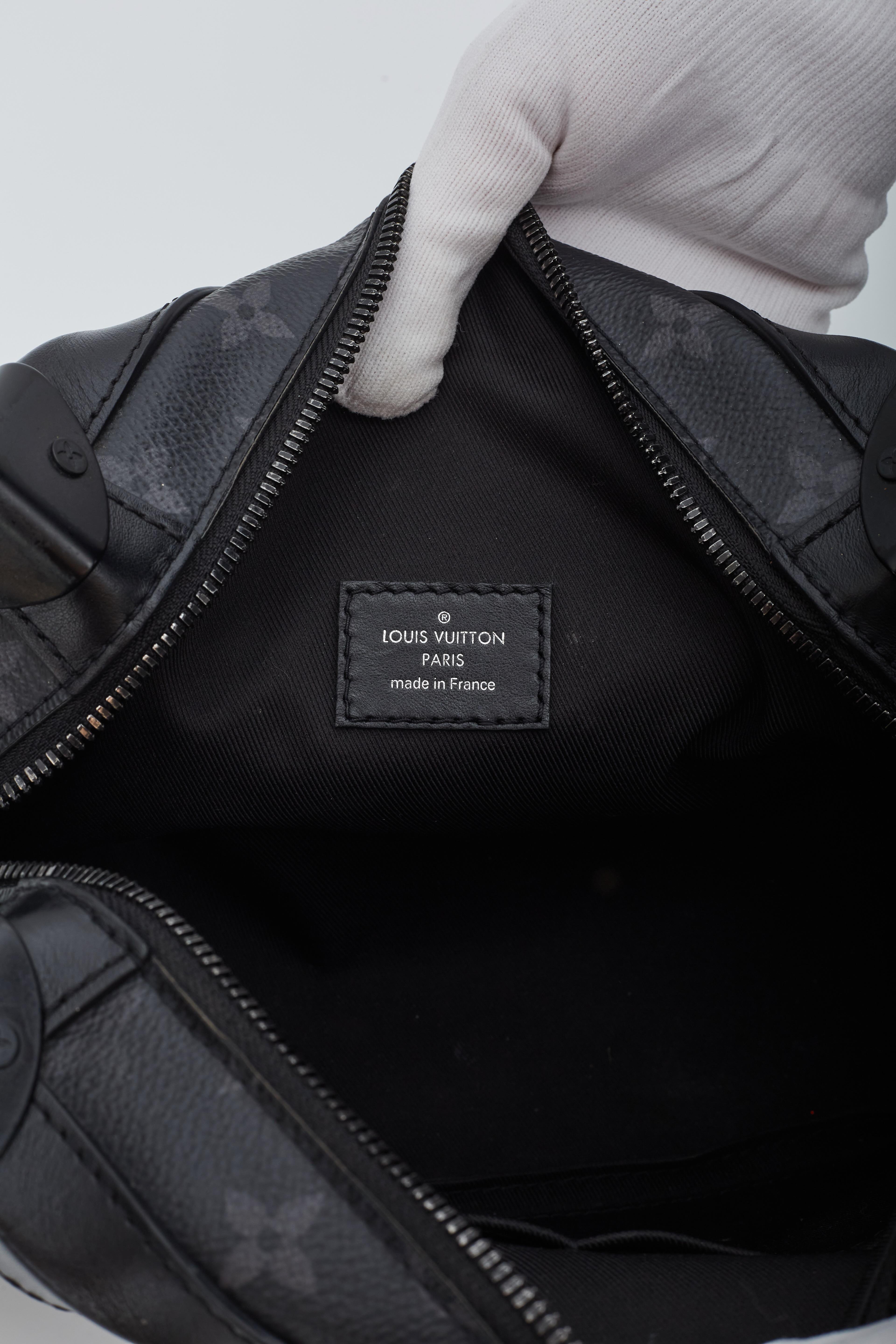Louis Vuitton Monogram Eclipse Soft Trunk Shoulder Bag (2020) Black 2
