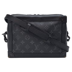 Louis Vuitton Monogram Eclipse Soft Trunk Shoulder Bag (2020) Black
